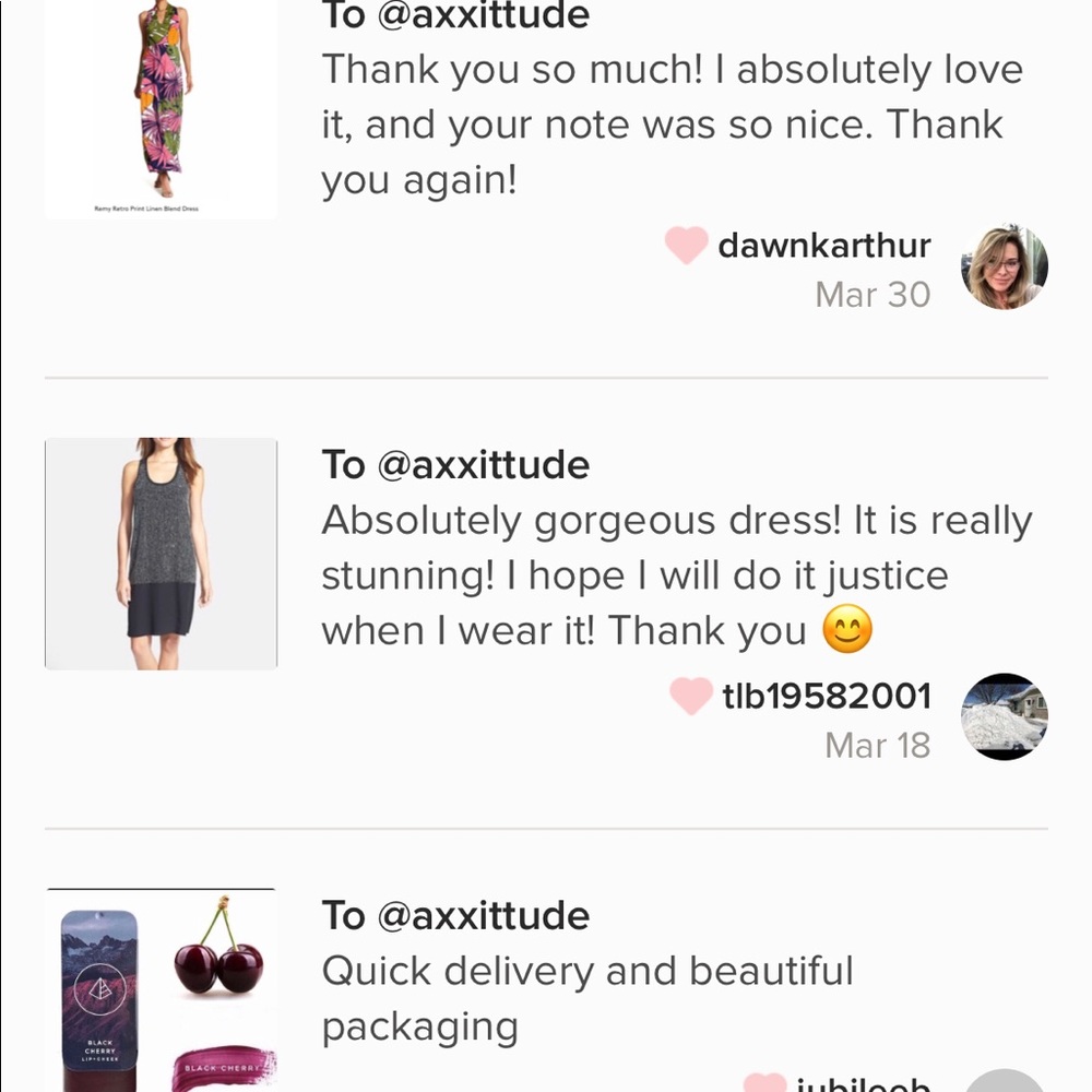 My Poshmark feedback is ❤️❤️❤️❤️❤️❤️❤️❤️❤️❤️❤️❤️❤️